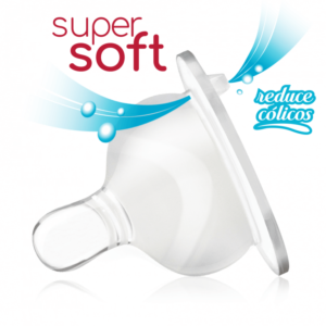TETINA SIL. BOCA ANCHA SUPER SOFT X 2 UN T1