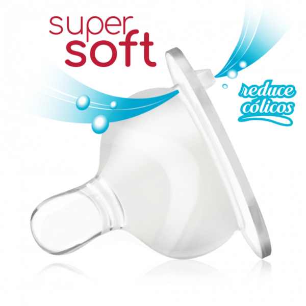 TETINA SIL. BOCA ANCHA SUPER SOFT X 2 UN T1
