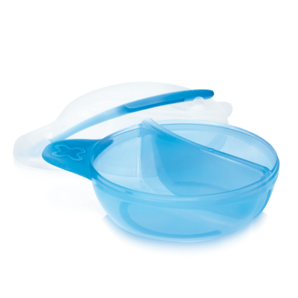 BOWL C/2 COMPART. Y TAPA C/CUCHARA